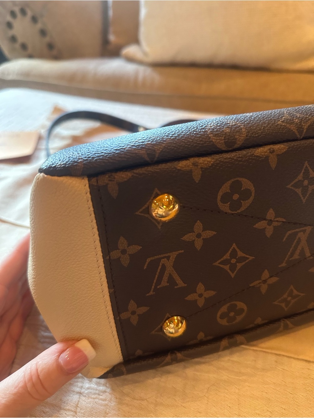 Louis Vuitton Monogram Pallas MM - Such a rare beauty in this color combo - Picture 8 of 13